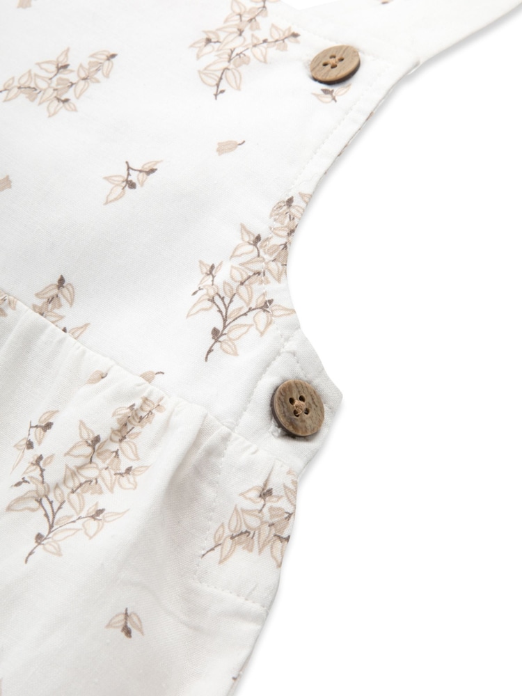 The Little Tailor Baby Woven Shorty 100% Cotton Romper - Image 6 of 6