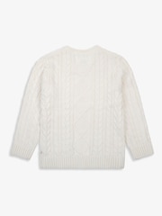 The Little Tailor Fisherman Cable Knit 100% Cotton Jumper - Bild 6 von 8