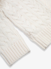 The Little Tailor Fisherman Cable Knit 100% Cotton Jumper - Bild 8 von 8
