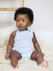 The Little Tailor Baby Chevron Design Knitted  100% Cotton Romper - Image 1 of 5