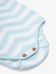 The Little Tailor Baby Chevron Design Knitted  100% Cotton Romper - Image 3 of 5