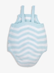 The Little Tailor Baby Chevron Design Knitted  100% Cotton Romper - Image 4 of 5