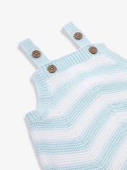The Little Tailor Baby Chevron Design Knitted  100% Cotton Romper - Image 5 of 5