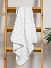 The Little Tailor Soft Jersey 100% Cotton Baby Blanket - Image 1 of 2