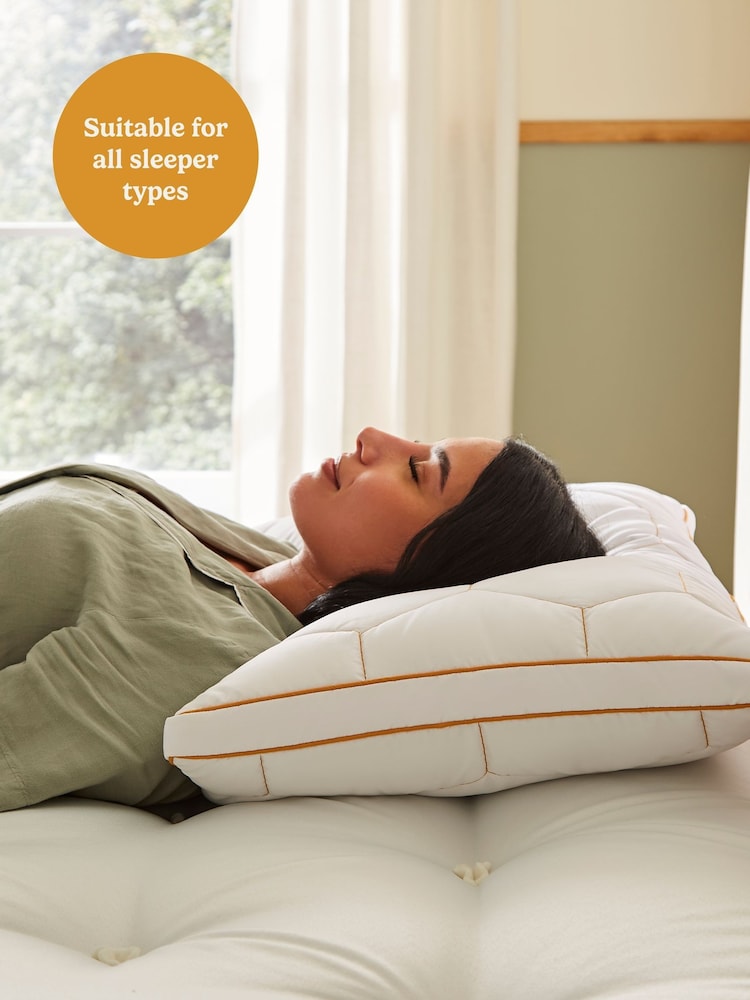 FBC HoneyFoam™ Adjustable White Support Pillow - Image 7 of 7 FBC HoneyFoam™ Adjustable White Support Pillow - Image 7 of 7