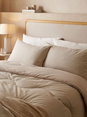Night Lark Natural Oat 4.5 Tog Coverless Duvet and Pillowcase Set - Image 2 of 8