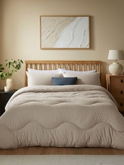 Night Lark Natural Oat 10.5 Tog Coverless Duvet and Pillowcase Set - Image 1 of 8