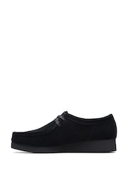 Clarks Black Suede Wallabee EVO Shoes - Image 2 of 7