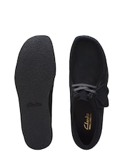 Clarks Black Suede Wallabee EVO Shoes - Image 5 of 7