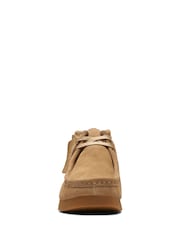 Clarks Dark Sand Suede Wallabee Boots - Image 5 of 7
