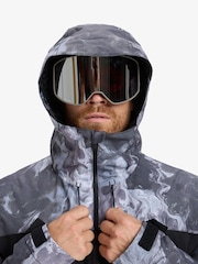 Quiksilver Grey Sycamore Printed Ski Jacket - Image 5 of 6