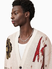 AllSaints White Jay Cardigan - Image 2 of 8