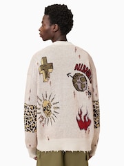 AllSaints White Jay Cardigan - Image 6 of 8