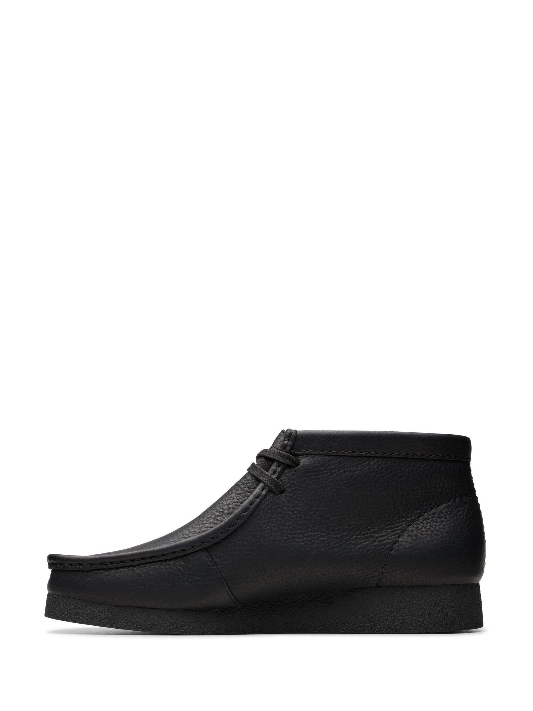 Buy Clarks Black Leather Wallabee Boots from the Next UK online shop