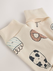 Ecru Breakfast Club 2.5 TOG Wadded Baby Sleepsuit - Image 9 of 11