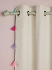 Bright Tassel Eyelet Blackout Curtains - Image 4 of 4
