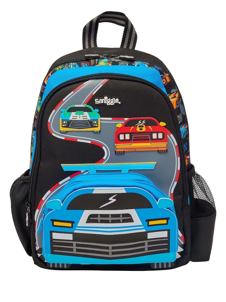 Smiggle Black Junior Curious Character Backpack - Image 1 of 5