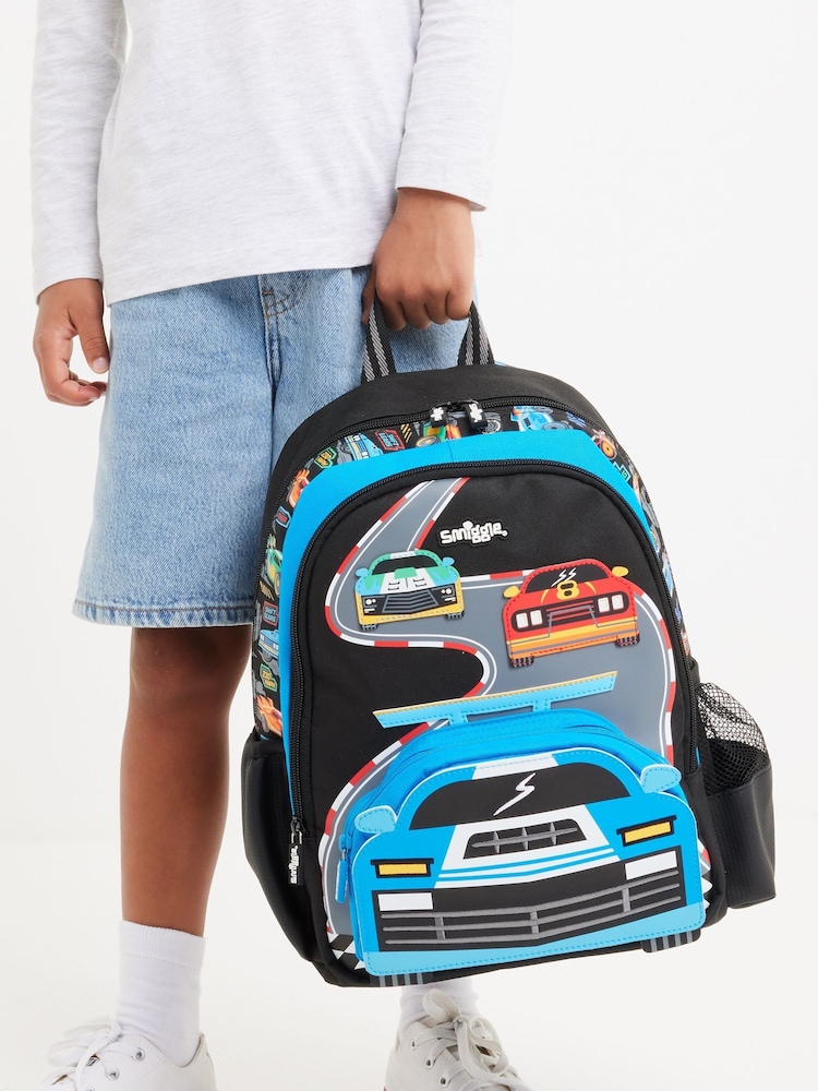 Smiggle Black Junior Curious Character Backpack - Image 5 of 5