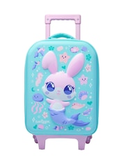Smiggle Sky Blue Junior Curious Trolley Backpack - Image 1 of 5
