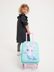 Smiggle Sky Blue Junior Curious Trolley Backpack - Image 4 of 5