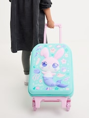 Smiggle Sky Blue Junior Curious Trolley Backpack - Image 5 of 5