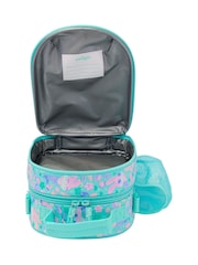 Smiggle Green Curious Hardtop Level Curve Lunchbox With Strap - Image 2 of 2