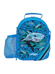 Smiggle Blue Curious Hardtop Level Curve Lunchbox With Strap - Image 1 of 2