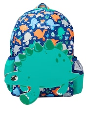 Smiggle Blue Junior Out & About Character Hoodie Backpack - Image 1 of 4