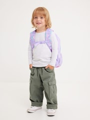 Smiggle Purple Junior Out & About Character Hoodie Backpack - Image 5 of 7