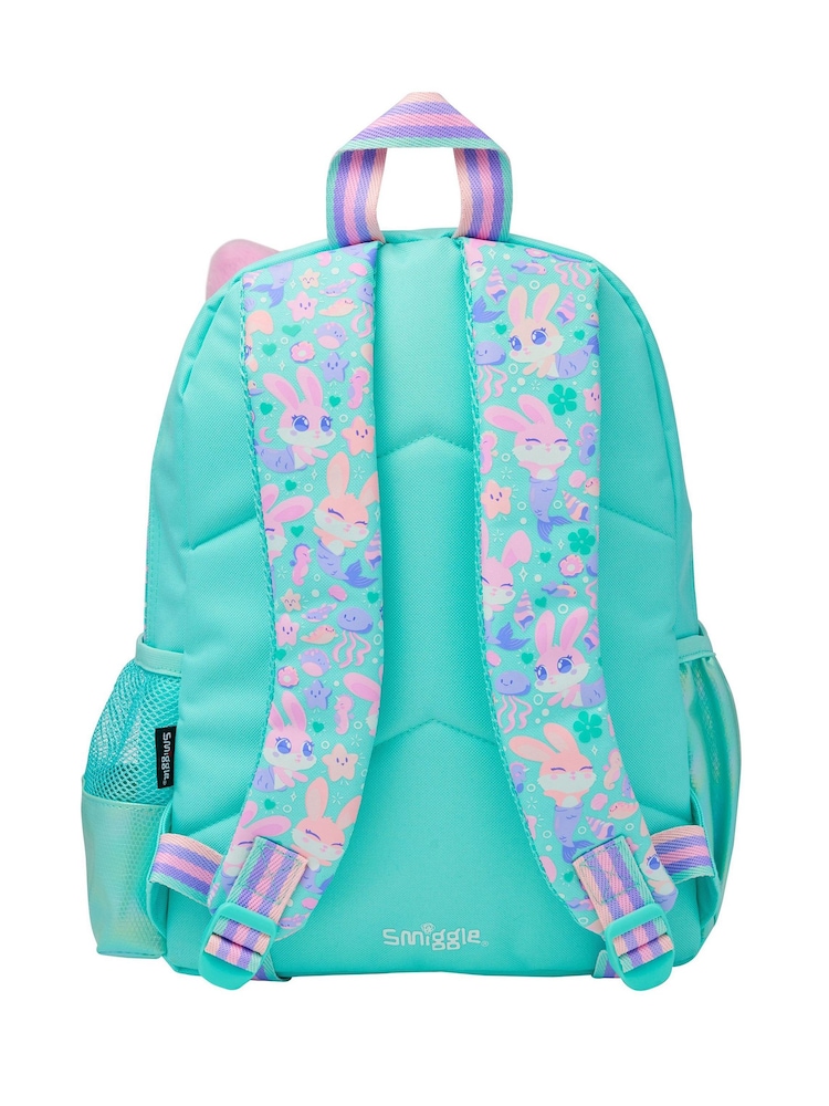 Smiggle Sky Blue Junior Curious Character Backpack - Image 2 of 3