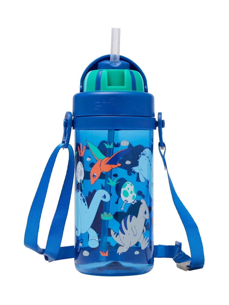Smiggle Blue Out and About Teeny Tiny Drink Bottle With Strap 400Ml - Image 1 of 2