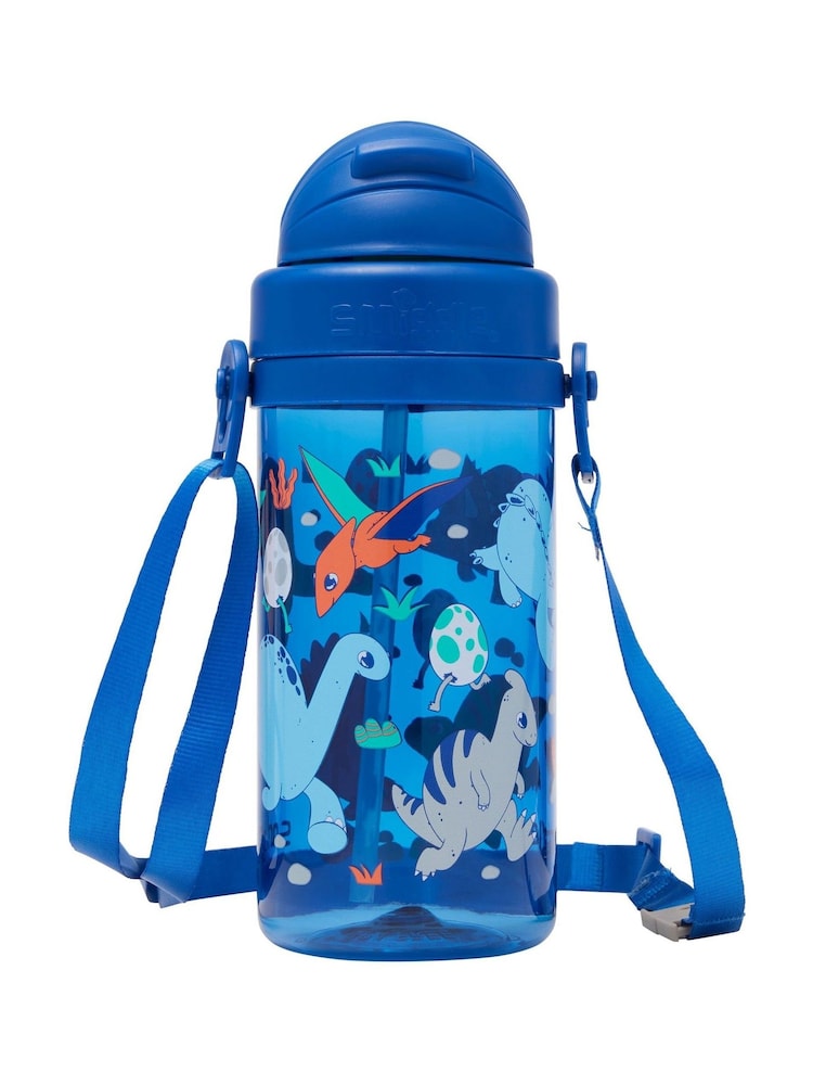Smiggle Blue Out and About Teeny Tiny Drink Bottle With Strap 400Ml - Image 2 of 2