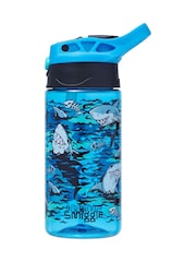 Smiggle Blue Curious Junior Flip Plastic Drink Bottle 430Ml - Image 2 of 2