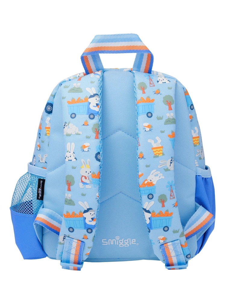 Smiggle Blue Out & About Teeny Tiny Backpack With Detachable Plush Toy - Image 2 of 5