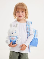 Smiggle Blue Out & About Teeny Tiny Backpack With Detachable Plush Toy - Image 4 of 5