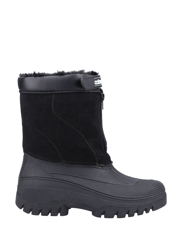 Cotswolds Venture Waterproof Winter Black Boots - Image 1 of 4