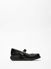 Fly London Rug Buckle Black Shoes - Imagem 1 de 4