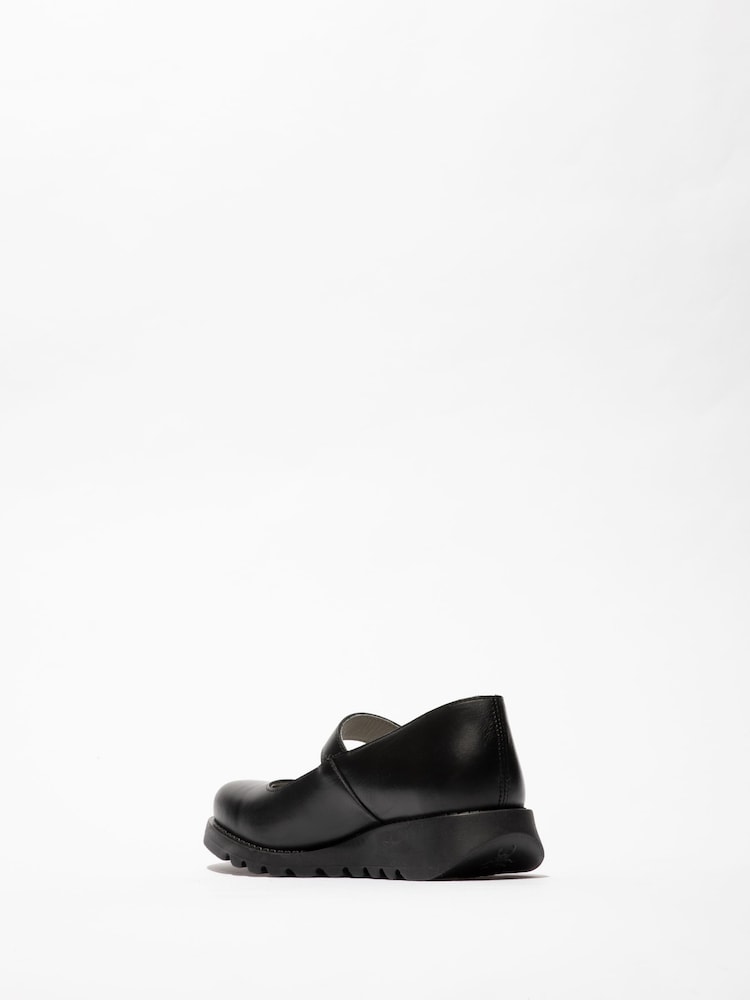 Fly London Rug Buckle Black Shoes - Imagem 2 de 4