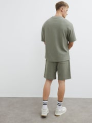 River Island Regular Fit Textured Crinkle Shorts - Image 2 of 4