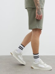 River Island Regular Fit Textured Crinkle Shorts - Image 4 of 4