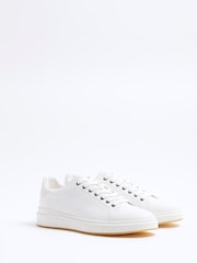 River Island White Lace Up Trainers - Image 2 of 5