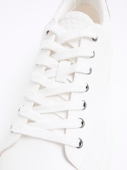 River Island White Lace Up Trainers - Image 5 of 5