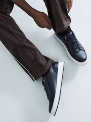 River Island Black Cupsole Trainers - Image 1 of 6
