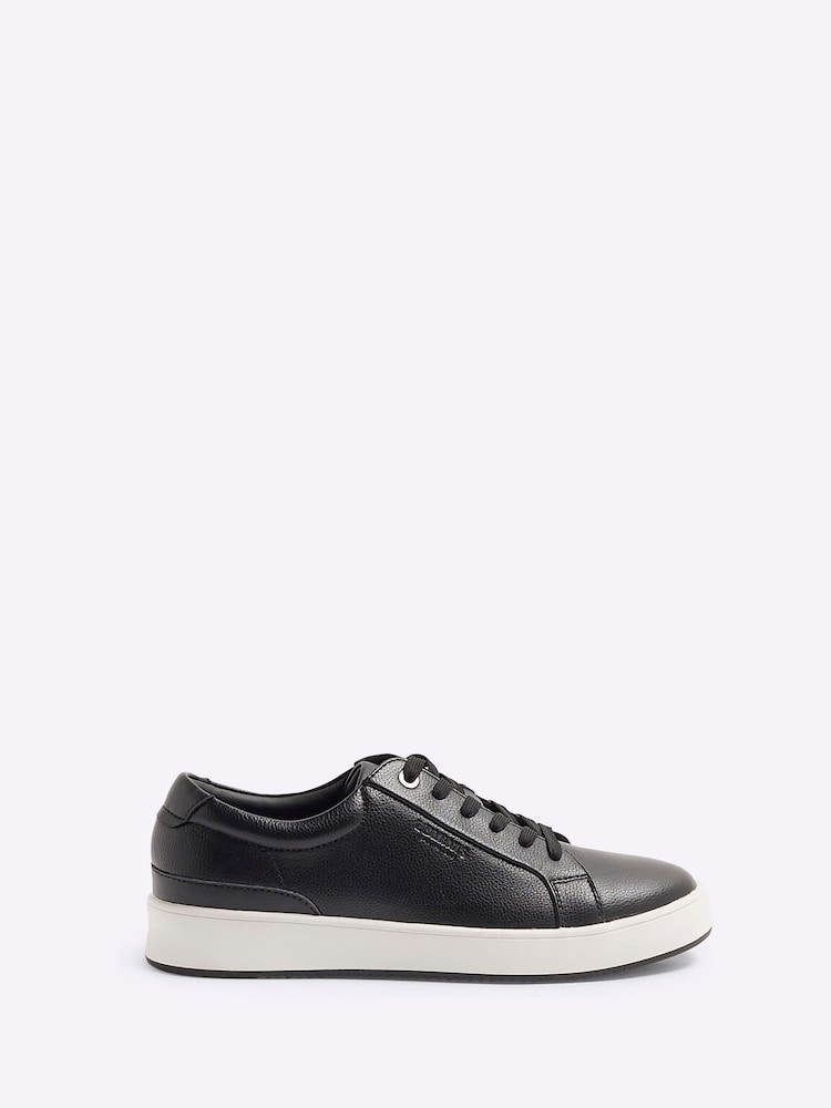 River Island Black Cupsole Trainers - Image 2 of 6