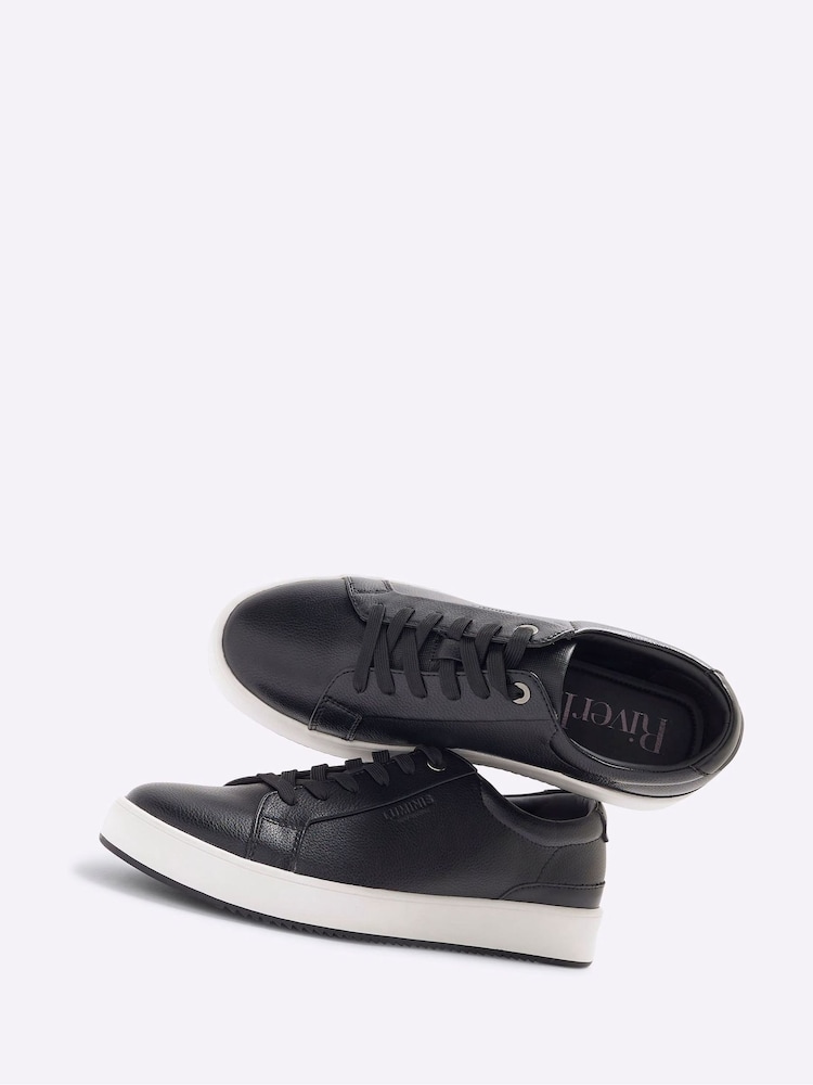River Island Black Cupsole Trainers - Image 6 of 6