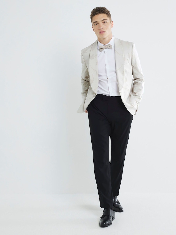 River Island Cream Embroided Shawl Jacket - Image 6 of 6