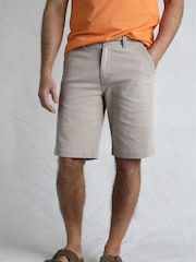 Weird Fish Cream Rayburn Flat Front Shorts - Image 1 of 7