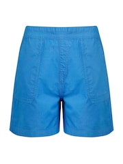 Weird Fish Blue Deeley Ripstop 100% Cotton Shorts - Image 4 of 5