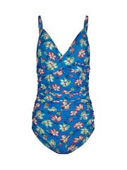 Weird Fish Blue Penelope Printed Swimsuit - Image 7 of 7