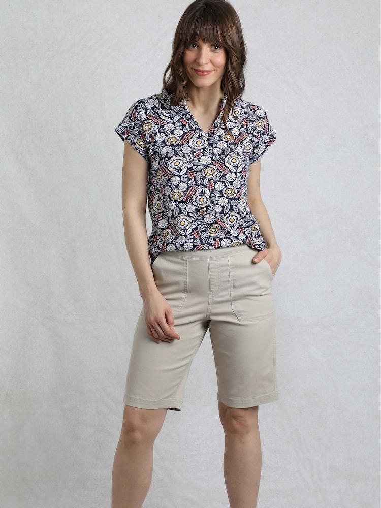 Weird Fish Cream Kinnie Summer Shorts - Image 5 of 7